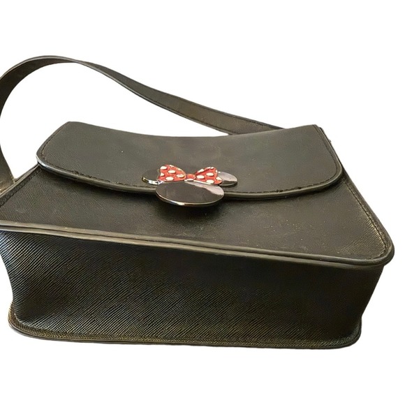 Disney Minnie Mouse Crossbody Black Satchel - Picture 4 of 4